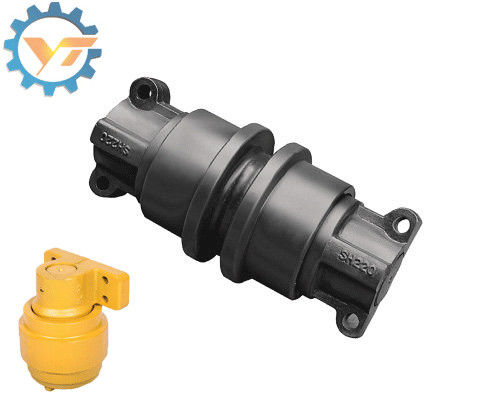 Casting SK200 KOBELCO Excavator Track Roller Undercarriage Parts with Single Flange