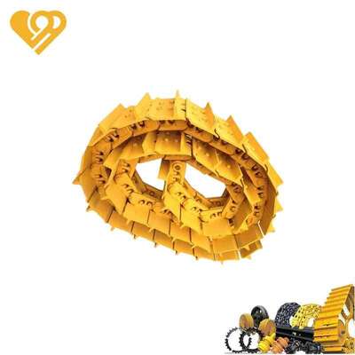 Qualità D155 D150 Super Heavy Duty Mining Track Chain Link Assembly con acciaio 35MnBH passo 228,6 mm e durezza HRC 40-55 fabbrica
